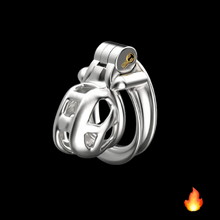 Load image into Gallery viewer, Stainless Steel Cobra Chastity Cage 6.0