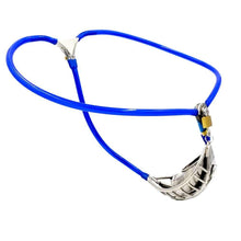 Load image into Gallery viewer, Blue Stainless Steel Stealth Fully Adjustable Chastity Belt
