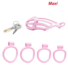 Load image into Gallery viewer, Maxi | Pink Stripe Cobra Chastity Kits