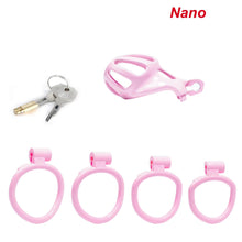 Load image into Gallery viewer, Nano | Pink Stripe Cobra Chastity Kits
