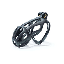 Lade das Bild in den Galerie-Viewer, Stripe Cobra Keuschheitskäfig mit 4 Bogenringen