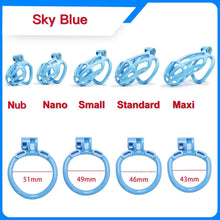 Lade das Bild in den Galerie-Viewer, Stripe Cobra Keuschheitskäfig mit 4 Bogenringen