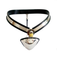 Load image into Gallery viewer, Male Shield Stainless Steel Adjustable Chastity Belt