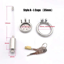 Load image into Gallery viewer, Urethral Inverted Chastity Cage - Underlock Version