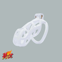 Lade das Bild in den Galerie-Viewer, Standard-Keuschheitskäfig „Cobra“ für Männer mit 4 Ringen