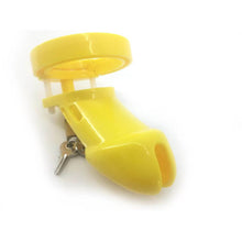 Load image into Gallery viewer, Yellow Plastic Cock Cage 3.15 inches and 3.94 inches long