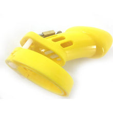 Load image into Gallery viewer, Yellow Plastic Cock Cage 3.15 inches and 3.94 inches long