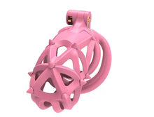 Load image into Gallery viewer, 3D Double Headed Soft Spikes Breathable Chastity Cage
