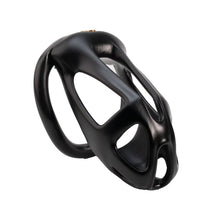 Load image into Gallery viewer, Skull Cutout Resin Chastity Cage with Four-Ring Set
