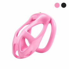 Load image into Gallery viewer, Skull Cutout Resin Chastity Cage with Four-Ring Set
