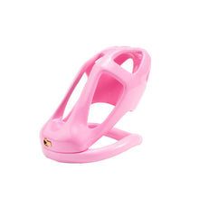 Load image into Gallery viewer, Skull Cutout Resin Chastity Cage with Four-Ring Set
