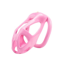Load image into Gallery viewer, Skull Cutout Resin Chastity Cage with Four-Ring Set
