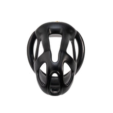 Load image into Gallery viewer, Skull Cutout Resin Chastity Cage with Four-Ring Set

