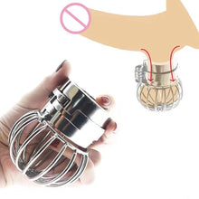 Load image into Gallery viewer, 440g Ball Stretcher Net bag Lock Metal Scrotum Pendant Testis Cock Ring
