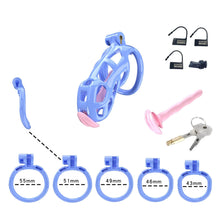 Load image into Gallery viewer, Blue Cobra Standard Chastity Kit With Urethral
