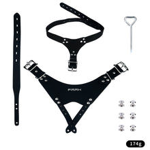 Lade das Bild in den Galerie-Viewer, Chainmail Steel Chastity Cage with Belt - 10
