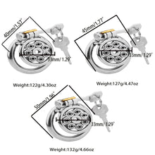 Lade das Bild in den Galerie-Viewer, Peniskäfig aus Edelstahl mit abnehmbaren Nägeln 
