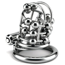 Afbeelding in Gallery-weergave laden, Stainless Steel Bead PA Chastity Cage 1

