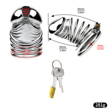 Load image into Gallery viewer, Steel Chastity Cage - 12
