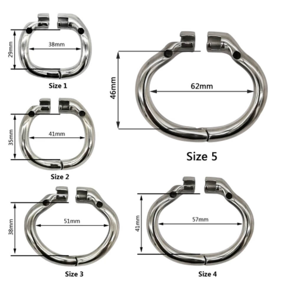 Screw-Me-If-You-Can Cock Cage 2.28 inches Long – chastity-devices