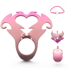 Load image into Gallery viewer, Angel's Heart Chastity Belt Adjustable -7
