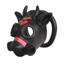 Load image into Gallery viewer, Bull-Head Gas Mask Chastity Cage in Six Colors

