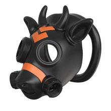 Load image into Gallery viewer, Bull-Head Gas Mask Chastity Cage in Six Colors
