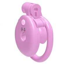 Lade das Bild in den Galerie-Viewer, App-Controlled Micro Flat Chastity Cage with Vibration
