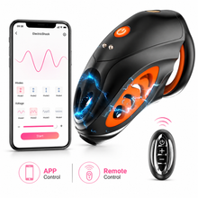 Lade das Bild in den Galerie-Viewer, App and Remote-Control Electric Shock Chastity Cage
