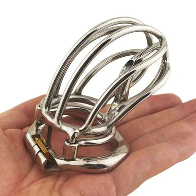 PA Puncture Banana Chastity Cage