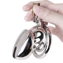 Load image into Gallery viewer, BDSM Stainless Steel Chastity Device With Spike Ring
