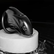 Load image into Gallery viewer, Black Punisher Chastity Device 2
