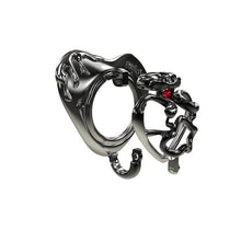 Afbeelding in Gallery-weergave laden, Black Spade ball support illustration showing open front and lower support ring

