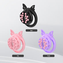 Load image into Gallery viewer, breathable-panel‌-chastity-cage-with-silicone-rings 7
