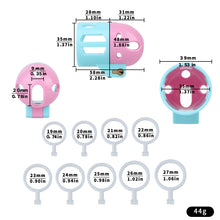 Lade das Bild in den Galerie-Viewer, Bullet-shaped Ringless Chastity Cage - 7
