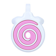 Afbeelding in Gallery-weergave laden, Pink spiral front plate detail
