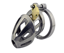 Load image into Gallery viewer, Retro Male Stainless Steel Chastity Cage
