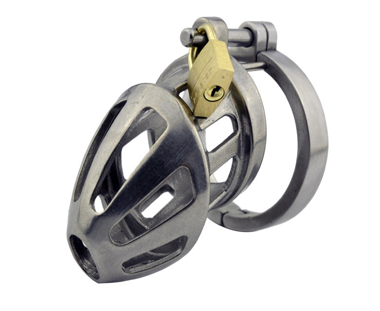 Retro Male Stainless Steel Chastity Cage