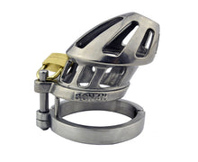 Load image into Gallery viewer, Retro Male Stainless Steel Chastity Cage
