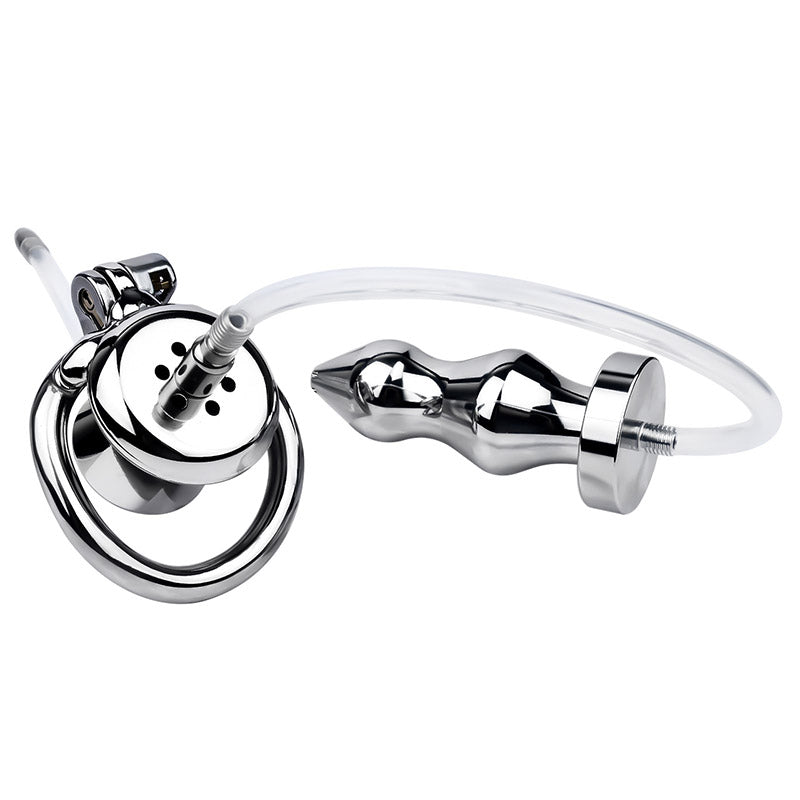 Inverted Chastity Cage With Butt Plug chastity-devices Inverted Chastity Cage With Butt Plug chastity-devices