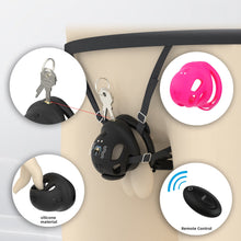 Lade das Bild in den Galerie-Viewer, Compact Silicone Vibration Chastity Cage
