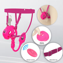 Lade das Bild in den Galerie-Viewer, Compact Silicone Vibration Chastity Cage
