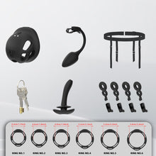 Lade das Bild in den Galerie-Viewer, Compact Silicone Vibration Chastity Cage
