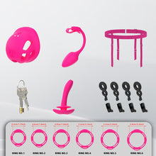 Lade das Bild in den Galerie-Viewer, Compact Silicone Vibration Chastity Cage
