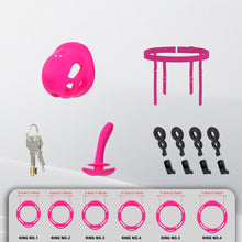 Lade das Bild in den Galerie-Viewer, Compact Silicone Vibration Chastity Cage
