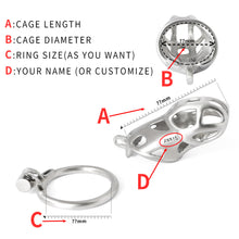 Load image into Gallery viewer, Custom Stainless Steel Cobra Cage -2
