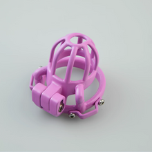 Load image into Gallery viewer, Custom Pink Steel Cock Cage - 2
