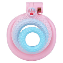 Lade das Bild in den Galerie-Viewer, Snake Scale Resin Chastity Cage with Optional Support Strap
