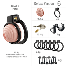 Lade das Bild in den Galerie-Viewer, Modular Conch ABS Chastity Cage
