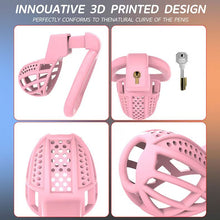 Load image into Gallery viewer, Honeycomb Vented Resin Chastity Cage
